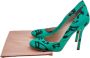 Miu Pre-owned Fabric heels Green Dames - Thumbnail 8