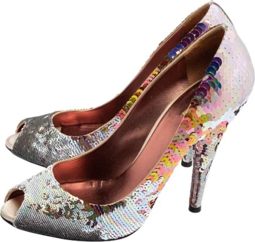 Miu Pre-owned Fabric heels Multicolor Dames