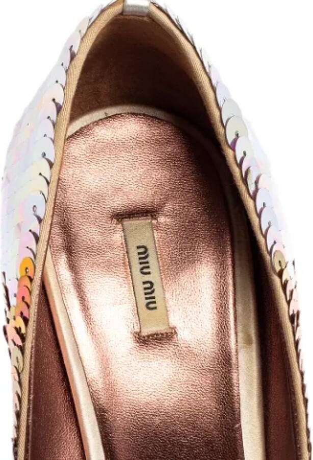 Miu Pre-owned Fabric heels Multicolor Dames