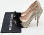 Miu Pre-owned Fabric heels Yellow Dames - Thumbnail 8