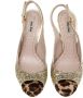 Miu Pre-owned Fabric heels Yellow Dames - Thumbnail 2