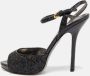 Miu Pre-owned Fabric sandals Black Dames - Thumbnail 2