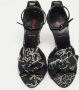 Miu Pre-owned Fabric sandals Black Dames - Thumbnail 3