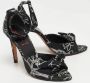 Miu Pre-owned Fabric sandals Black Dames - Thumbnail 4