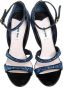 Miu Pre-owned Fabric sandals Blue Dames - Thumbnail 2