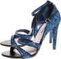 Miu Pre-owned Fabric sandals Blue Dames - Thumbnail 3