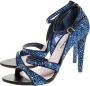 Miu Pre-owned Fabric sandals Blue Dames - Thumbnail 3