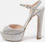 Miu Pre-owned Fabric sandals Gray Dames - Thumbnail 2