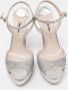 Miu Pre-owned Fabric sandals Gray Dames - Thumbnail 4