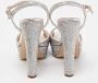 Miu Pre-owned Fabric sandals Gray Dames - Thumbnail 7