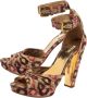 Miu Pre-owned Fabric sandals Multicolor Dames - Thumbnail 3