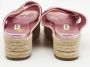 Miu Pre-owned Fabric sandals Pink Dames - Thumbnail 8