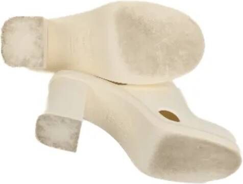 Miu Pre-owned Fabric sandals White Dames
