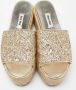 Miu Pre-owned Fabric sandals Yellow Dames - Thumbnail 3