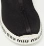 Miu Pre-owned Fabric sneakers Black Dames - Thumbnail 7