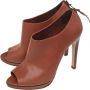 Miu Pre-owned Leather boots Beige Dames - Thumbnail 3