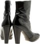 Miu Pre-owned Leather boots Black Dames - Thumbnail 4