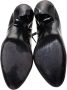 Miu Pre-owned Leather boots Black Dames - Thumbnail 5