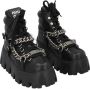Miu Pre-owned Leather boots Black Dames - Thumbnail 2