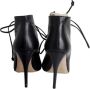 Miu Pre-owned Leather boots Black Dames - Thumbnail 4