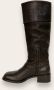 Miu Pre-owned Leather boots Brown Dames - Thumbnail 3