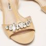 Miu Pre-owned Leather flats Beige Dames - Thumbnail 7