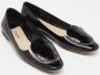 Miu Pre-owned Leather flats Black Dames - Thumbnail 4