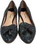 Miu Pre-owned Leather flats Blue Dames - Thumbnail 2
