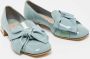 Miu Pre-owned Leather flats Blue Dames - Thumbnail 4