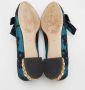 Miu Pre-owned Leather flats Blue Dames - Thumbnail 6