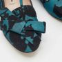 Miu Pre-owned Leather flats Blue Dames - Thumbnail 7