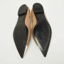 Miu Pre-owned Leather flats Brown Dames - Thumbnail 6