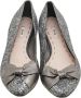 Miu Pre-owned Leather flats Gray Dames - Thumbnail 2