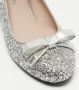 Miu Pre-owned Leather flats Gray Dames - Thumbnail 6