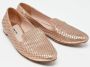 Miu Pre-owned Leather flats Gray Dames - Thumbnail 4