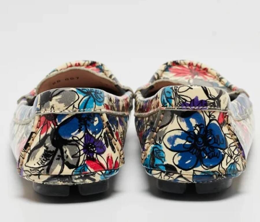 Miu Pre-owned Leather flats Multicolor Dames