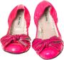 Miu Pre-owned Leather flats Pink Dames - Thumbnail 2
