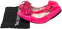 Miu Pre-owned Leather flats Pink Dames - Thumbnail 7
