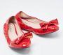 Miu Pre-owned Leather flats Red Dames - Thumbnail 4