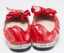 Miu Pre-owned Leather flats Red Dames - Thumbnail 5