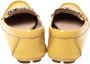Miu Pre-owned Leather flats Yellow Dames - Thumbnail 4