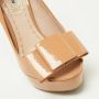 Miu Pre-owned Leather heels Beige Dames - Thumbnail 7