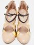 Miu Pre-owned Leather heels Beige Dames - Thumbnail 3