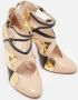 Miu Pre-owned Leather heels Beige Dames - Thumbnail 4