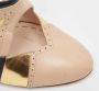 Miu Pre-owned Leather heels Beige Dames - Thumbnail 7