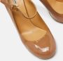 Miu Pre-owned Leather heels Beige Dames - Thumbnail 7