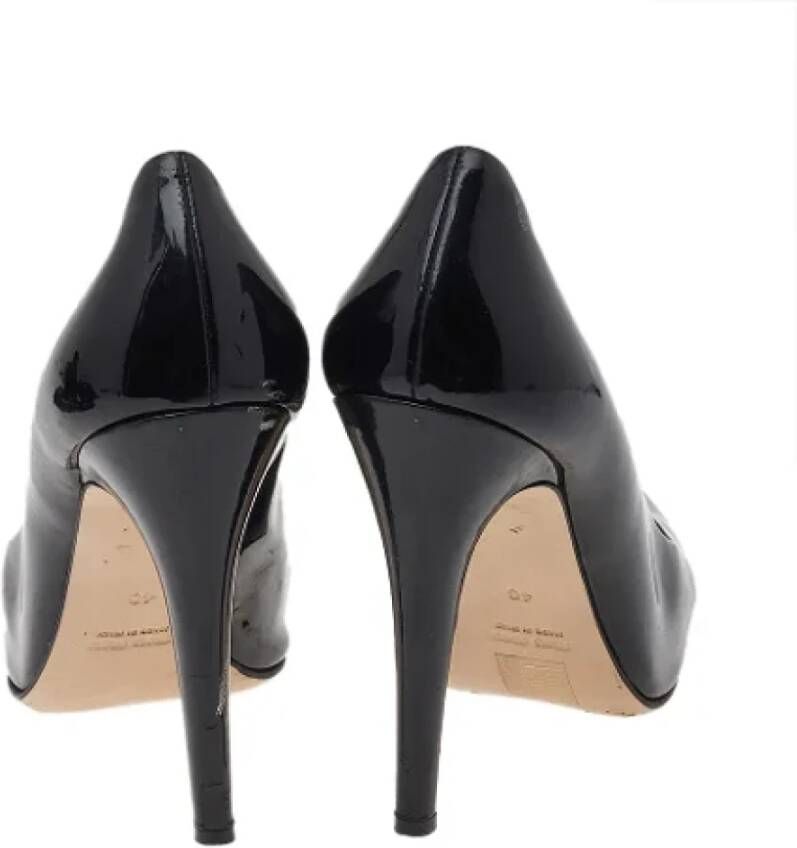 Miu Pre-owned Leather heels Black Dames