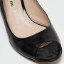 Miu Pre-owned Leather heels Black Dames - Thumbnail 7