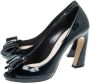 Miu Pre-owned Leather heels Blue Dames - Thumbnail 3