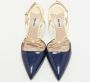 Miu Pre-owned Leather heels Blue Dames - Thumbnail 3